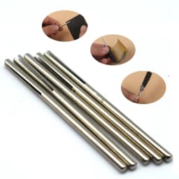 10 Pieces Sandpaper Clamp Split Mandrels for Jewellery Rotary Grinder 2.35 Shank Abrasive Holder Clip Rod Jewelry Tools