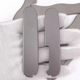 1pair Titanium Alloy 91mm Swiss Knife Chip, Modified TC4 Handle Patch for 91mm Swiss Knife Handle Patch Material Making