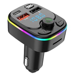 FM Transmitter for Car LED Display Car MP3 Player Wireless FM Transmitter 5.0 USB C Car Charger Multifunctional Car Radio Music
