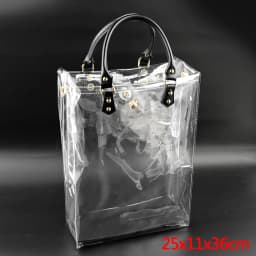 Handmade Pvc Handbag Leather Shoulder Bag Strap Transparent Tote Waterproof Clutch Travel Crossbody Women Large Capacity Handbag