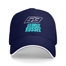 George Russell 63 Casual Baseball Cap Outdoor Gym Hip Hop Hats Summer Sun Couple Women y2k Cute Baseball Caps