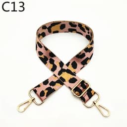 1Pc Deepeel 38mm Women Jacquard Bag Belts Leopard Shoulder Crossbody Straps Adjustable Webbing Strap DIY Bags Accessories