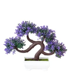 Artificial Plants Decoration Potted Bonsai Small Tree Pot Fake Plant Potted Zen Garden Ornaments Table Home Room Decoration