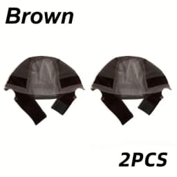 Female Headband Wig Cap Hd Lace Wig Cap For Wig Making U Part Wig Caps With Adjustable Velvet Wig Grip To Wear Wig Nude Hair Net