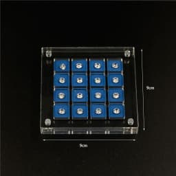 Quality Acrylic Diamond Jewelry Display Box Transparant Gems Storage Holder Case Gemstone Organizer Travel Carrying Showcase