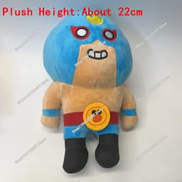 10cm-25cm Cartoon Cosplay Brawler Spike Plush Toy Cotton Pillow Dolls Cute Game Character Game Peripherals