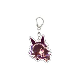55MM Anime Pretty Derby Keychain Oguri Cap Special Week Silence Suzuka Tokai Teio Key Chain Acrylic Model Plate Christmas Gifts