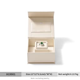 Oirlv Ring Box Ingeniously Designed with a Specialized Slot for Secure Jewelry Placement Boasting a Sophisticated Structure Gift