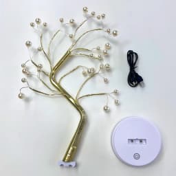 36/108LEDs Tabletop Tree Lamp, LED Atmosphere Night Lights, USB or AA Battery Lighting, for Camping Bedroom Holiday Party Decor