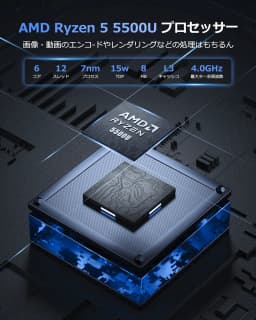 TexHoo AMD Ryzen 5 5500U Mini PC Dual Gigabit LAN Firewall Router Mini Desktop Computer M.2 2280 NVMe DDR4 DP HDMI*2 Win11 WIFI6