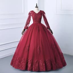 Best Selling 2024 Long Sleeve V Neck Lace Wedding Dress 2026 Vintage Bride Bridal Ball Gown Modest Wedding Dresses Customized