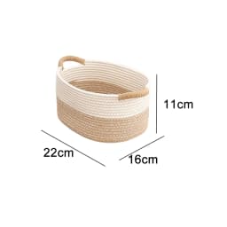 Rope Woven Baskets for Organizing Storage Basket Basket Sturdy Gift Basket Empty for Living Room Office Tabletop Home