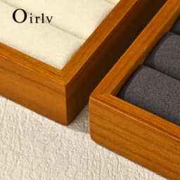 Oirlv New Solid Wooden Ring Display Tray Jewelry Storage Plate For Ring Jewellery Counter Showcase Props Jewellery Organizer
