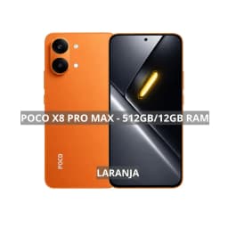 Xiaomi Poco X8 Pro Max 5G, 512/12GB, Mobile Phones Processador MediaTek Dimensity 9500s,Versão Global , ﻿Bateria 8500 mAh