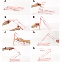 Vertical Foldable Headband Storage Rack Desktop Hair Band Hair Tie Organizer