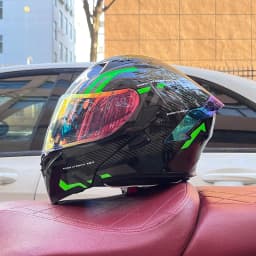 Modular Filp up Motorcycle Helmet Full Face Racing Helmet Dual Visors DOT Approved motosiklet kaskı