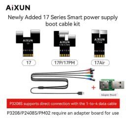 C AIXUN DC Power Boot Test Cable Mobile Phone Power Supply Control Test Line Compatible with 7 to 17 Series All Models Fit P2408