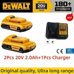 100%Original Dewalt 20V 6000mAh Power Tool Battery DCB206 DCB205 DCB200 DCF887 DCG405 DCD791 DCF922 DCF850 DCD805 tool battery