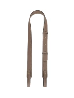 Adjustable No-Button Detachable Single Shoulder Strap Leather Bag Strap for Evelyn Basket Renovation Double-Layered Leather C...