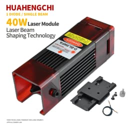 80W/40W Laser Engraver Module Head Focal Fixed 445nm Blue Light Module for CNC Laser Cutting Engraving Marking Machine Wood Tool