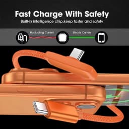 PD 45W Fast Charging Type-C Right Angle Data Cable Nylon Braided USB C To C Wire Cord for IPhone 17 16 15 ProMax Samsung Android