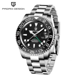 New 1662 PAGANI DESIGN GMT Automatic Watch 40mm Men's Wristwatch Top Brand 100M Waterproof Mechanical Wristwatches for Men Cloc