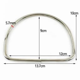 2/4/10Pcs Metal D Ring 9/11cm Bag Handles Purse Frame Women's Handbags Woven-bag Handle DIY Hardware Accessories Making Bags