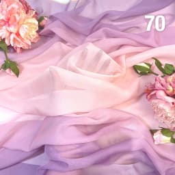 Rainbow Gradient Color Chiffon Fabric 30D Organza Tulle Fabric For Diy Ancient Style Hanfu Wedding Dress Stage Party Decor