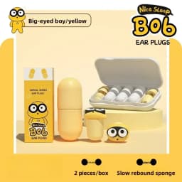 Soundproof Sleep Ear Plugs Earplugs for Sleeping Special Mute Soft Slow Rebound Student Anti-Noise Protection Anti Snore Earplug