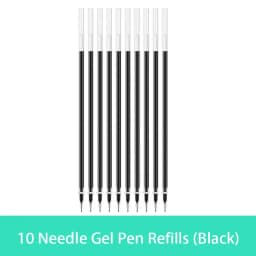 10/20/30 pcs/set 0.5mm Gel Pen Refills Red Blue Black Ink Stationery Writing Supplies Office Signature Rods Office School Needle