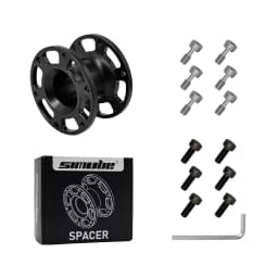 Simube Steering Wheel Spacers With 70 mm Bolt Pattern, Featuring CNC Machining and Anodized