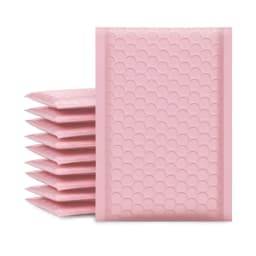 10Pcs Pink Opaque Bubble Mailer Padded Envelope Self-sealing Packaging Bag Jewelry Gift Mailing Bag