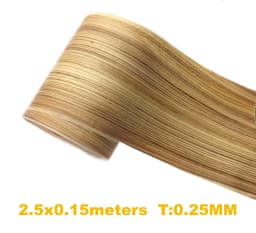 0.2-0.25mm Natural Thin Wood Veneer Roll White Oak Black Walnut Ebony Furniture Decorative Surface Board Panel Veener