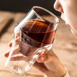 YWDL New Creative Double-layer Glass Cup Espresso Coffee Cup Anti-scalding Milk Party Brandy Wine Teacup Mug 120/250/335ml