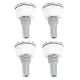 4pcs Bathtub Air Bubble Jet Nozzle PVC SPA Bathtub Straight Bubble Nozzle for Pool Accessory