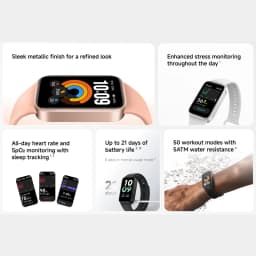 Xiaomi Smart Band 11 Active Global Version 1.47'' TFT Display 5ATM Water Resistance Mi Sports Bracelet 21-days Battery Life