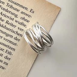 925 Sterling Silver Ring For Women Adjustable Vintage Retro Rings Punk Designer Jewelry Birthday Gift Wholesale