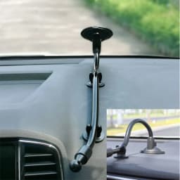 17MM Ball Head Hose Sucker Base For Xiaomi Wireless Car Charger 20W Car Mobile Phone Tablet Holder Accessories 4 Lengths