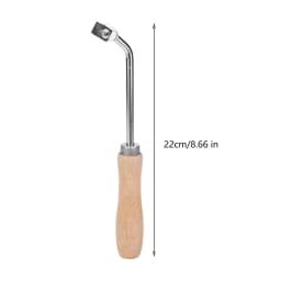 Floor Groover Nonslip Grip Flooring Tool Beech Wood Handle Slotting Tool for Bathroom Woodworking PVC Floor Kitchen Home