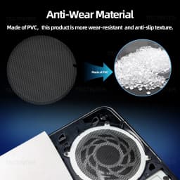 1/2/4Pcs For PS5 Console Dust Filter Dustproof Mesh Case Cover for PS5/PS5 Slim Easy Cleaning For PlayStation 5 Game Accessories