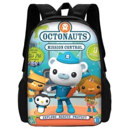 Child School Cartoon O-Octonauts Backpack with Lunch Bags ,Pencil Bags ,School Bags for Boys Girls Best Gift