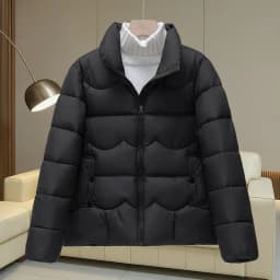 2027 Winter Parkas Women Down Cotton Jacket V-neck Large Fur Collar Belt Mid Length Cotton-padded Coat Female Outerwear Overcoat
