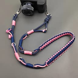 Colorful Paracord DIY Hand-Braided Adjustable Replacement Bag Strap Outdoor Anti-lost Camera Phone Lanyard Crossbody Strap
