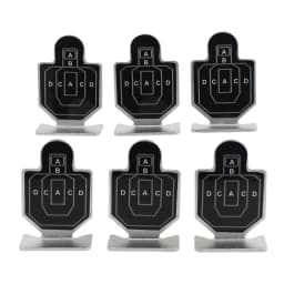 VULPO 6Pcs /Lot Tactical Shooting Target Set Durable Hunting Airsoft Practice Target Metal Target