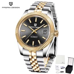 PAGANI DESIGN Men Mechanical Watch Luxury Automatic Watch Sport Stainless Steel 100M Waterproof Watch for Men