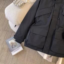 New Ladies Down Cotton Jacket 2026 Hooded Thicken Warm Lady Outerwear Long Sleeve High Quality Women's Winter Parka Coat