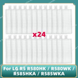 Compatible For LG R5 R580HK / R580WK / R585HKA / R585WKA Robot Vauccm Cleaner Main Side Brush Mop Cloth Hepa Filter Spare Parts