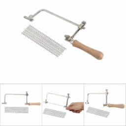 Adjustable Mini Hand Saw U Type Steel Saw Bow 12 Saw Blade for Jewelry Woodwork Craft Cutting Tools Hand Tool Set for Jeweler
