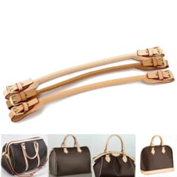 Genuine Leather Bags Strap Adjustable 42-45CM Handle Strap Bag Short Shoulder Replacement Straps for Women DIY Bag Accessories