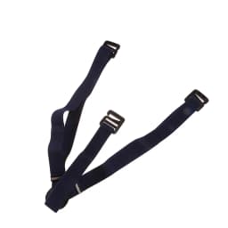 Work Suspenders Belt for Men 4cm Wide X-Back with 3 Plastic Gripper Clasps Adjustable Elastic Trouser Pants Braces-Black